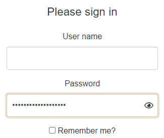 Obfuscated Password